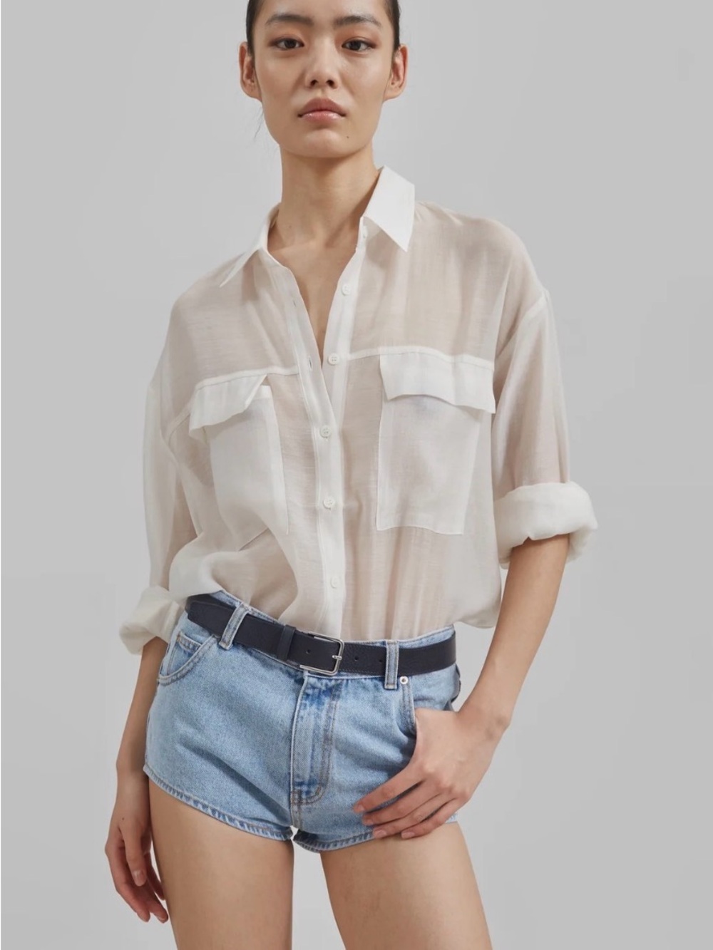 NWT Frankie Shop Jean Shorts